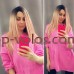 Парик на сетке розовый длинный Lace Wig INNIS № 1BtPink омбре термостойкий
