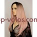 Парик на сетке розовый длинный Lace Wig INNIS № 1BtPink омбре термостойкий