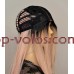Парик на сетке розовый длинный Lace Wig INNIS № 1BtPink омбре термостойкий