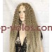 Перука на сітці світло-русявий блонд довга Lace Wig Curl тон 12/613 омбре термостійка Перука на сітці світло-русявий блонд довга Lace Wig Curl тон 12/613 омбре термостійка