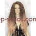 Перука на сітці рожево-коричнева довга Lace Wig POLY тон ROSE GOLD омбре термостойкий Перука на сітці рожево-коричнева довга Lace Wig POLY тон ROSE GOLD омбре термостойкий