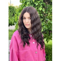 Перука на сітці Lace Wig Amanda тон 4 темно-коричневий