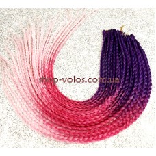 22 Косички ZIZI тон Y115 фиолетовый/малина/св.розовый