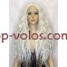 Парик на сетке молочный блонд длинный Lace Wig Bess тон 60 термостойкий