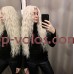 Парик на сетке молочный блонд длинный Lace Wig Bess тон 60 термостойкий