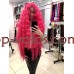 Парик на сетке волнистый длинный Lace Wig Богемия тон малиновый термостойкий Парик на сетке волнистый длинный Lace Wig Богемия тон малиновый термостойкий
