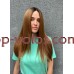 Перука на сітці яскраво-коричнева довга Lace Wig BL 66035 омбре термостійка Перука на сітці яскраво-коричнева довга Lace Wig BL 66035 омбре термостійка