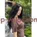 Перука на сітці чорна довга Lace Wig Bess тон 1B термостійка