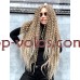 Перука на сітці світло-русявий блонд довга Lace Wig Curl тон 12/613 омбре термостійка Перука на сітці світло-русявий блонд довга Lace Wig Curl тон 12/613 омбре термостійка
