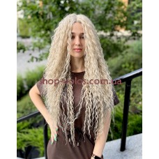 Парик на сетке длинный Lace Wig KELLY тон APRIC пшенично-пепельный термостойкий